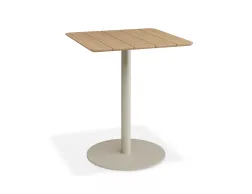 Roku Teakcafetable 65x65 Latte