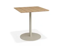 Roku Teakcafetable 75x75 Latte