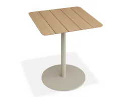 Roku Teakcafetable 75x75 Latte