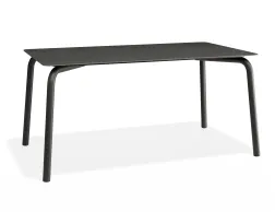 Roku Diningtable 160x90 Basalt Charcoal