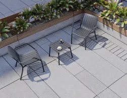 Roku Lounge SideTable Charcoal