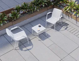 Roku Lounge SideTable White