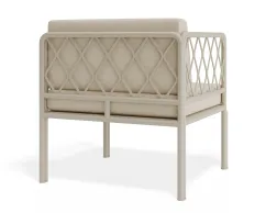 Seville Loungechair Latteframe Huskcushion