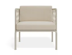 Seville Loungechair Latteframe Huskcushion