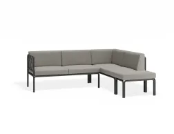 Sevillev2 Configg Charcoalframe Lightgreycushion Cushionextension