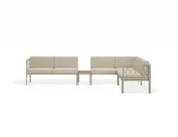 Seville Configj Latteframe Huskcushion Teakextension
