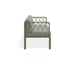 Sevillev2 2seater Greenframe Lightgreycushion