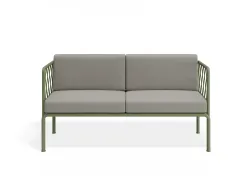 Sevillev2 2seater Greenframe Lightgreycushion