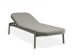 Verano Sunlounge Greenframe Lightgreyfabric