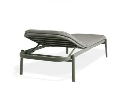 Verano Sunlounge Sidetable Greenframe Lightgreyfabric