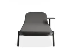 Verano Sunlounge Sidetable Charcoalframe Darkgreyfabric