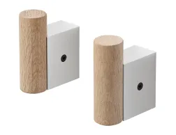 Attach Coat Hook 0003 Attach Coat Hooks Aluminum Oak 2 Set Muuto 5000x5000 Hi Res
