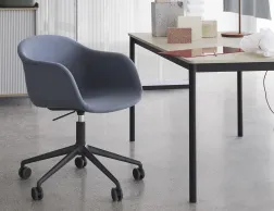 Oak Black Table