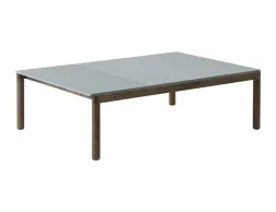 Couple Coffee Table 120 Blue Dk Oil