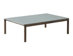 Couple Coffee Table 120 Light Blue Dk Oil Plain