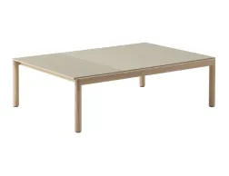 Couple Coffee Table 120 Sand Oak