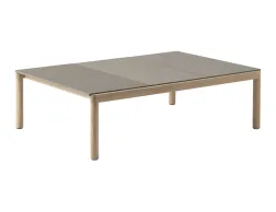 Couple Coffee Table 120 Taupe Oak