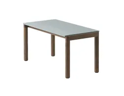 Couple Coffee Table 40 X 84 X 40 Dk Stain Blue Plain
