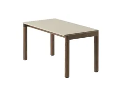 Couple Coffee Table 40 X 84 X 40 Dk Stain Sand Plain
