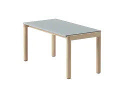 Couple Coffee Table 40 X 84 X 40 Oak Blue Plain