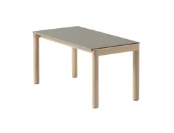 Couple Coffee Table 40 X 84 X 40 Oak Taupe Wavy