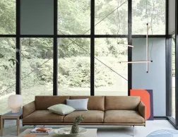 Lifestyle 0002 Outline 3 5 Seater Grace Leather Camel Alu Fine Suspension Deep Red Couple Strand Table Lamp Relevo Five