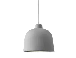 Muuto Grain Pendant 0007 Grain Pendel Lamp Grey Med Res