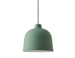 Muuto Grain Pendant 0009 Grain Pendel Lamp Dusty Green WB Med Res