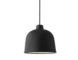 Muuto Grain Pendant 0011 Grain Pendel Lamp Black Med Res