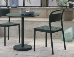 Linear Range Side Chair Black