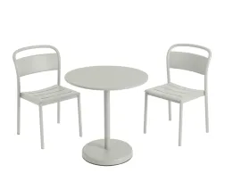 Linear Range Side Chair Black
