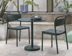 Linear Range Side Chair Black