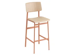 Loft Stool 0008 Loft Bar Stool 75 Dusty Rose Oak Muuto 5000x5000 Hi Res