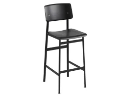 Loft Stool 0014 Loft Bar Stool 75 Black Black Muuto 5000x5000 Hi Res