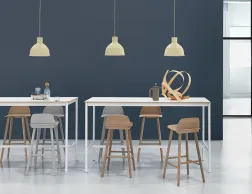 Nerd Stool 0002 Base High Table White Plywood Unfold Beige Green Nerd Bar Stool Grey Oak Corky Platform Tray Push Org