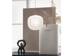 Off White Ridge Vase