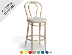 Stool 18 Stool 66cm Natural Banner Dots