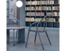 002 Bentwood Chair Pigment Finish Insitu