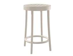 822 Barstool 63cm White Powder