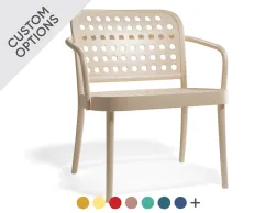 822 Lounge Armchair Natural Banner Dots