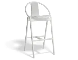 Again Barstool 75cm Fullpad Whitepigment Prince