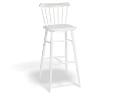 Ironica Barstool 80cm Pad Whitepigment Prince
