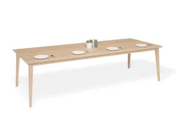 Jutland Indoor Dining Table Wood Oak 280 4 Seat Modern Original