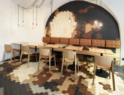 Leaf Chair Upholstered Insitu