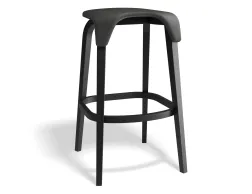 Leaf Barstool Backless Pad Blackgrain Mdr