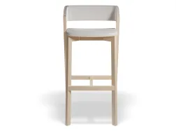 Merano Barstool Seatbackpad Beech Fargo701 Front
