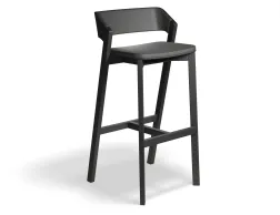Merano Barstool Seatbackpad Blackgrain Mdr