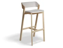 Merano Barstool Seatbackpad Oak Fargo