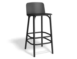 Split Barstool 75cm Blackgrain