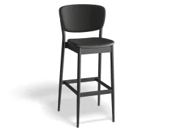 Valencia Barstool 75cm Backseatpad Blackgrain Mdr